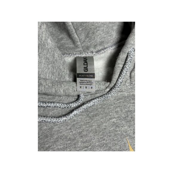 Gildan Heavy Blend Gray Blood Elf Crest Hoodie World of Warcraft Game Sz M - Picture 5 of 5